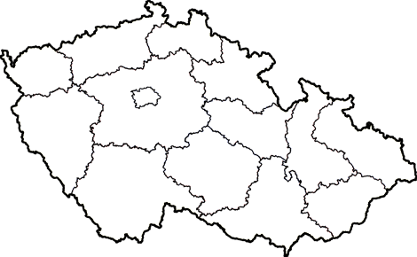 Mapa České republiky